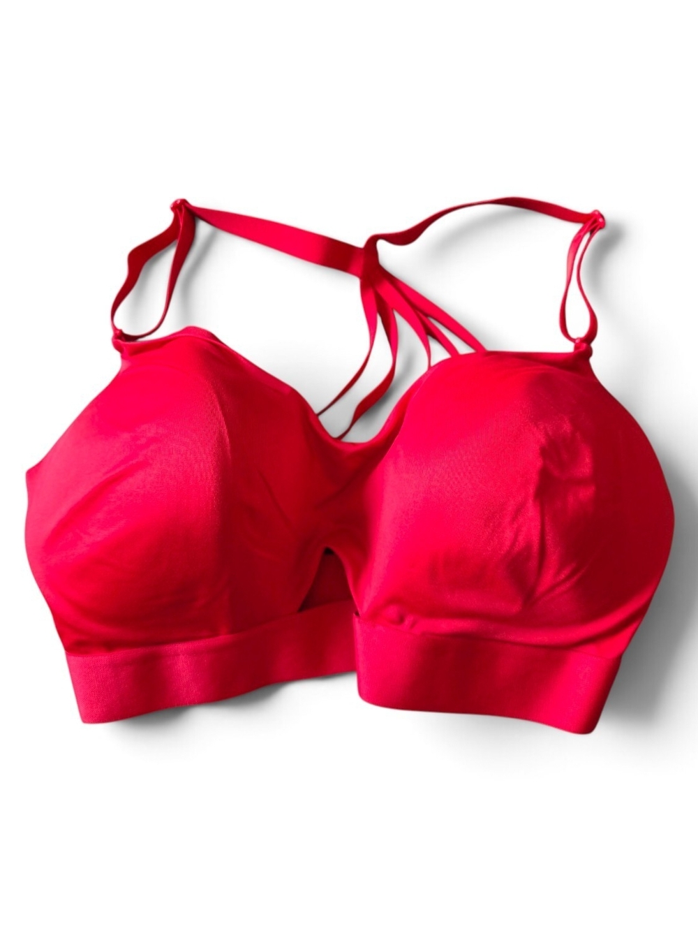 Victoria's Secret Bright Pink Strappy Wireless Bra